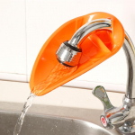 Vannitoa segisti pikendus silikoonist valamu k&auml;epideme pikendus lastele Lihtne pesta sinine