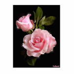 Lilledega teemanttikandid 5D DIY Teemantmaal Ristpistes Pilt T&auml;is&uuml;mmargune teemant 20X30