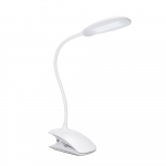 LED h&auml;mardatav klamber Lampada da scrivania ricaricabile Controllo valge