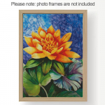 DIY Teemantmaaling Lillede ristpistes Teemanttikandid Mosaiik Teemandid Seinakleebised Kodukaunistus 20X30CM