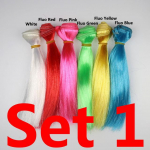 Bimoo 6Packs Bright Kunstkiud k&auml;rbse sidumiseks L&otilde;he Haug Fly Sabiki rig valmistamise materjal Fluo Roheline Roosa Kollane