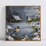 Teemantmaal Scenic &uuml;mmargune mosaiik v&auml;litingimustes 5D DIY teemanttikandid 30x30CM