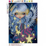 Huacani DIY Teemanttikandid Teemantmaalid Halloweeni t&uuml;druk Ristpistes Mosaiik Teemant Pilt kivikividest Kodukaunistus 30*40 cm