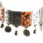 Les Tr&eacute;sors De Lily [E6649] &ndash; disainerk&auml;ev&otilde;ru  Ode Papillons  virsik oranž