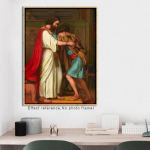 Teemanttikandid Religioon K&auml;sitsi valmistatud teemantmaaling N&auml;put&ouml;&ouml; Mosaiik Ristpistes Kodukaunistus 20X30CM