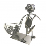 Les Tr&eacute;sors De Lily [M9895] - Harvesteri 'Metal Sculpture' pudelihoidja - 23. 5x11. 5x9. 5 cm hall