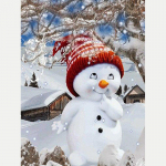 Multikas Armas lumememm kristall DIY Teemantmaal Kodukaunistus 3D ristpistes 20X30CM