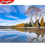 Teemantmaal &uuml;mmarguste kividega L&otilde;vi teemanttikandid T&auml;isekraan Loomade kividega pildid Teemantmosaiik 20X30CM