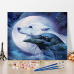 DIY v&auml;rvid numbrite j&auml;rgi &otilde;limaali komplekt L&otilde;uend DIY &otilde;limaal numbrite j&auml;rgi Seinakunsti kaunistused kodukinki kunstiks ja hobideks 40x50cm no frame