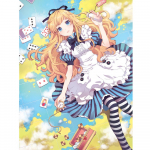 5D-teemantmaal, t&auml;ispuur-t&uuml;druku sisekujundus koduks lillemosaiigiga kivikividest k&auml;sitsi valmistatud kingitus 20X30CM punane