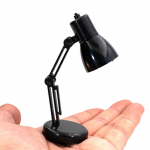 Miniatuurne laelamp LED-valgus nukumaja m&ouml;&ouml;bel m&auml;nguasi nukumaja valgustus m&auml;nguasjad must