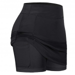 Naiste retuusid Tenniseseelikud Jooksujooga sisemine L&uuml;hike Elastne Sport Golf Taskud Skorts Retuusid naistele Fitness XXXXXL valge
