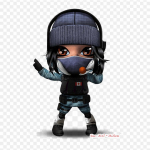 Rainbow Six Siege Frost Chibi Tom Clancy'S Six Siege'i triikrauad plaastrid r&otilde;ivastele Aplikatsioonid kleebised riietel Kuumustundlik kohandatud plaaster