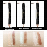 Kahe otsaga valgust ja varju parandav peitekreem Fikseeritud meik Kolmem&otilde;&otilde;tmeline Shadow Highlight Brightening peitepliiats 01#