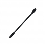 Komplektis 1 v&auml;ike silikoonist spaatliga jumestuskreem Beauty Mini spaatliga purgikaabits k&ouml;&ouml;gimoosi ja kosmeetika huulel&auml;igete jaoks S must