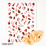 1-leheline k&uuml;&uuml;nekleebise kleebis, v&auml;rviline geomeetriline joon, laineline liblikas k&uuml;&uuml;nekunsti kaunistus