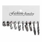 IF ME 5tk/komplekt Pearl Hoop k&otilde;rvar&otilde;ngad naistele Twist Earing Ehted Aksessuaarid