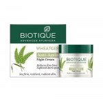 &Ouml;ine n&auml;okreem nisuidudega (50 g), Bio Wheatgerm &ouml;&ouml;kreem, Biotique 50g