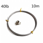 10M terasest &otilde;ngen&ouml;&ouml;r 60-120 naela hammustusvastasest traadist peapael, p&ouml;&ouml;rlev p&uuml;&uuml;gitarvikud rihmaga &otilde;ngen&ouml;&ouml;r 40LB