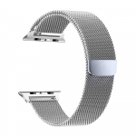 Vahetatav roostevabast terasest kellarihm Milanese magnetpandlarihm, mis &uuml;hildub Apple Watchiga 38-40mm h&otilde;be