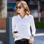 Naiste T-s&auml;rgid Pikkade varrukatega Solid Ts&auml;rgid Kevad-s&uuml;gis Naiste T-s&auml;rgid Naiste riided S valge