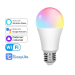 15 W WiFi nutipirn CozyLife E27 LED nutilamp t&ouml;&ouml;tab koos Alexa Google Home Yandex Alice 85-265V RGB 2700k-6000k h&auml;mardatava taimeriga 110V