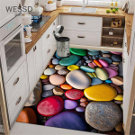 Mitmev&auml;rvilised kivid 3D matt libisemiskindlad k&ouml;&ouml;givaibad munakivi Vannitoa vaip imav pehme toa matt ala Vaibad elutuba 50cm x 80cm