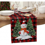 J&otilde;ululauajooksja Lumememm J&otilde;ulupuu prinditav lauajooksja Kummut P&uuml;hadelauajooksja Kodu &otilde;htus&ouml;&ouml;gi kaunistused 150x33cm