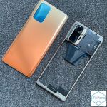 T&auml;ielik Xiaomi Redmi Note 10 PRO MAX tagumine aku tagumine keskmine raam helitugevuse nupuga kaameraklaasiga note 10 pro black
