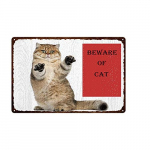 Ettevaatust Koer Vintage stiilis metallist sildi raudv&auml;rvimine siseruumides v&auml;listingimustes kodu baari kohv k&ouml;&ouml;gi seinakaunistus 8 x 12 tolli 20x30cm