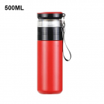 500 ml Creative isoleeritud tass filtriga teekeetjaga roostevabast terasest termospudel koos klaasist infusiooniga eraldab tee ja vee