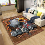 Retro vanaaegne mootorrattaala suur vaip, vaipvaip elutoa magamistoa diivanile, k&ouml;&ouml;gi-vannitoa uksematt, libisemiskindel p&otilde;randamatt, kingitus 230x160cm
