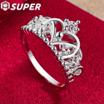 25 h&otilde;bedast krooniga AAA tsirkoonist s&otilde;rmuse ehted 7#