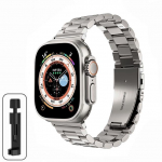 Luksuslik kvaliteetne roostevabast terasest rihm Apple Watch Ultra 8 7-rihmaga 49mm 45mm 44mm 42mm 41mm k&auml;ev&otilde;ru metallrihm iWatch 49mm Correa 38mm or 40mm must