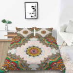 Boheemlaste voodipesukomplekt Magamistoa Datura tekikate ja padjap&uuml;&uuml;r AU/EU/USA kaheinimesevoodi/twin t&auml;issuuruses kodukaunistus Baby 100x135cm