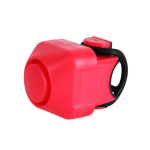 Bike Electronic Loud Horn bicycle bell Warning Safety Electric Bell Bike Handlebar Alarm Ring Outdoor Cycling MTB punane