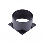 ABS-&auml;&auml;riku &uuml;henduskanali ventilaatori vooliku pistik v&auml;ljalaskeava 100mm