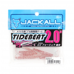 Jackall Soft Lure Tide Beat 2 Inches Clear Red Flake (0146)
