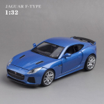 1:32 skaala F-TYPE kupee sulamist automudel, metallist metallist m&auml;ngus&otilde;idukite automudel, heli ja valgusega poistele m&otilde;eldud m&auml;nguasjade lastele kingitus 1/32-14.5x6.5x4cm h&otilde;be