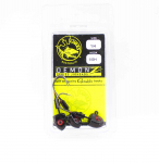 Tackle Tactics TT Demonz Jig Head 1/4oz 1/0H 3/pakk Red Nightmare (7532)