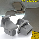 Paar Mitsubishi Lancer ASX Lancer Evolution X Outlander Sport MR654343 halli p&auml;ikesesirmi konksklambri kronsteini riidepuu autoosade jaoks hall v&auml;rv