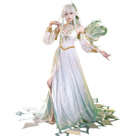 ANFUQI Genshin Impact Greater Lord Rukkhadevata Cosplay kost&uuml;&uuml;m, t&auml;iskomplekt Halloweeni kost&uuml;&uuml;m, naiste rinnahoidja kleit L-(Suit+Wig)