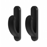 Autokonks Autoistme seljakonks Tugev kleebis Autosalongi tarvikud Auto interj&ouml;&ouml;r Esirida V&auml;ike konks Praktilised tarvikud 2 pcs must