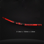 720/780 mm jalgratta juhtraua neelamiskujuline Alucanxingum jalgratta juhtraud 31,8 mm varre jaoks 720mm long red