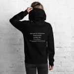 Kallis inimene Deep Breaths Hoodie taga Naiste Pusad Pusad Puloverid Unisex Pure Cotton Top Jumper Quote Fit Casual kapuutsid 2XL must