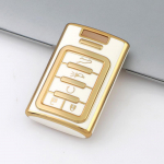 5 nupuga TPU autov&otilde;tme katte korpuse korpuse pult Cadillac SLS SRX XLS DTS STS CTS ATS XTS Sevilla Escalade Chevrolet C7 Corvette jaoks valge