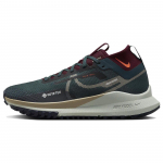 Nike React Pegasus Trail 4 GORE-TEX Deep Jungle Night Maroon Naiste tossud Roheline Ashen-Slate Khaki DJ7929-302 35.5