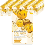 Eunyul Natural Collagen Mask Pack, 1 pakk, 50 t&uuml;kki Populaarne Korea kosmeetika beige