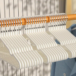 10 tk &otilde;mblusteta riidepuud, lihtsad majapidamises kasutatavad niisked ja kuivad riidepuud, riidepuud, libisemiskindlad riidepuud 10pcs valge