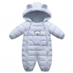 &Uuml;hes t&uuml;kis beebiriided Talvised kapuutsiga p&uuml;ksid Paks puuvillane soe riietus kombinesoon Kombinesoon lume&uuml;likond Laste poisiriided 80